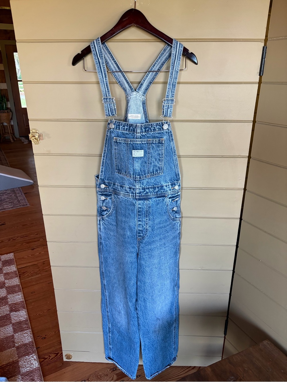 Levi’s Classic Light Blue Denim Overalls -